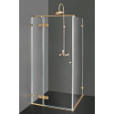 Shower cabin BALTIC BRASTA NORA PLUS (sanded bronze details)