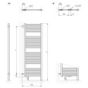 Towel rail TERMA BONE DW