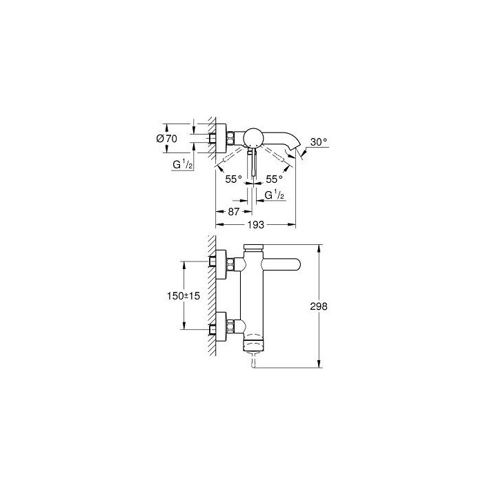 Vannid - dušisegisti GROHE Essence New 33624001