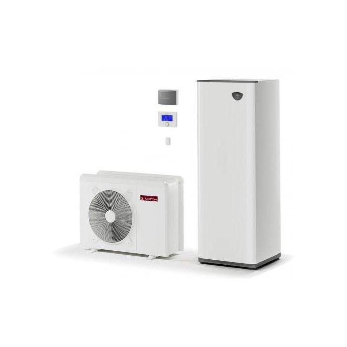Насос воздух - вода Shilumos Ariston Nimbus, Flex, 90 S NET 14 кВт Φ3, с водонагревателем 300 (286 л) от wi-fi