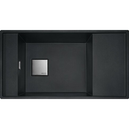 Stoneware (granite) sink FRANKE FRESNO FSG 611-88, onyxo (black)