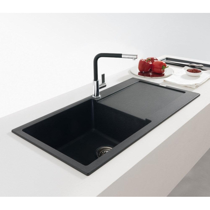 Мойка из керамогранита (гранит) FRANKE MARIS MRG 611-100XL, серый камень