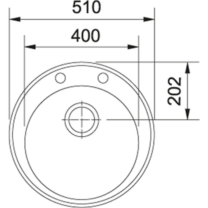 Мойка из керамогранита (гранит) FRANKE RONDA ROG 610-41, белый