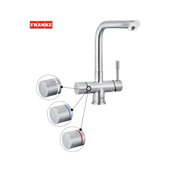 Kitchennis (valamu) segisti FRANKE Mondial 4 in 1, roostevabast terasest korpus