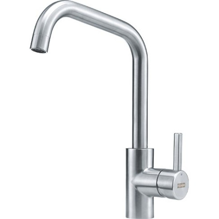 Смеситель для кухни (мойки) FRANKE KUBUS, с фиксированным клювом, корпус из нержавеющей стали