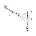 Клюв для ванны GROHE EuroCube 170 мм, 13304000