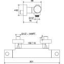 Thermostatic shower faucet RAVAK Puri