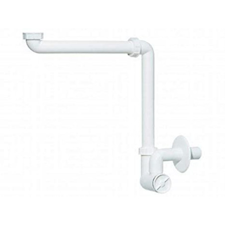 Sifona vietas taupīšana izlietnei ar nogulsnētāju, bez vārsta HL 1 1/4"" x 32 mm, HL137/32