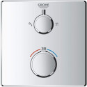 Apakšsienu dušas sistēma GROHE Grohtherm Cosmopolitan 210 ar termostatu, 34734000