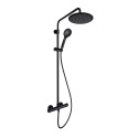 Dušas komplekts RUBINETA OLO (BK) + THERMO-15 (BK)