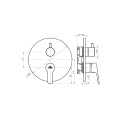 Комплекты встраиваемых смесителей RUBINETA Kubo-2F-Un
