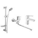 A set of faucets for a bath rubineta Uno-12/C + uno-18 + variant-delta