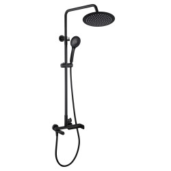 Shower column sets RUBINETA OLO (BK)+ULTRA-10 (SW) (DV3/4) (BK)
