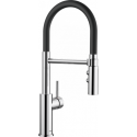 - Mixer BLANCO Catris-S Flexo (chromed - black-matte) 525791