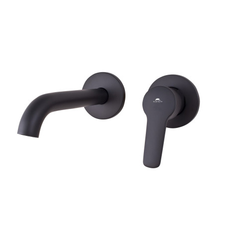 Pre-wall faucet for washbasin with pre-wall rubineta Torino-1F (BK)