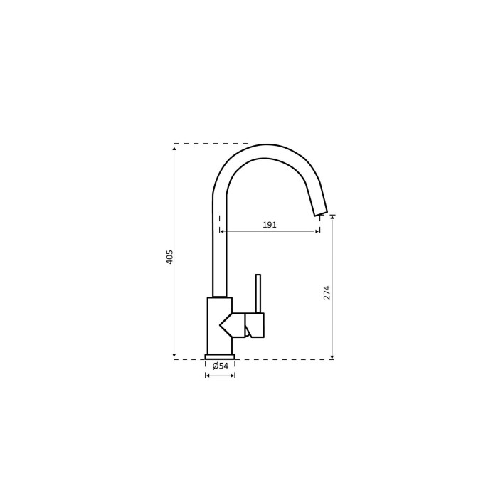Смеситель в раковину REGNINOX Cano Медь (медь), R30493