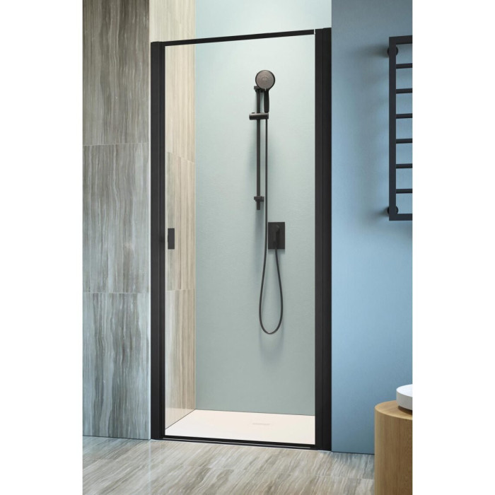 Shower door RADAWAY Nes 8 Black DWJ I Frame