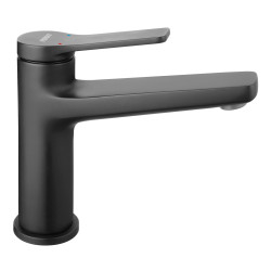 Смеситель для умывальника FERRO Stratos Black 116 мм, BSC2BL