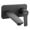 Priekšsienas izlietnes jaucējkrāns FERRO Stratos Black 180 mm, BSC3PABL