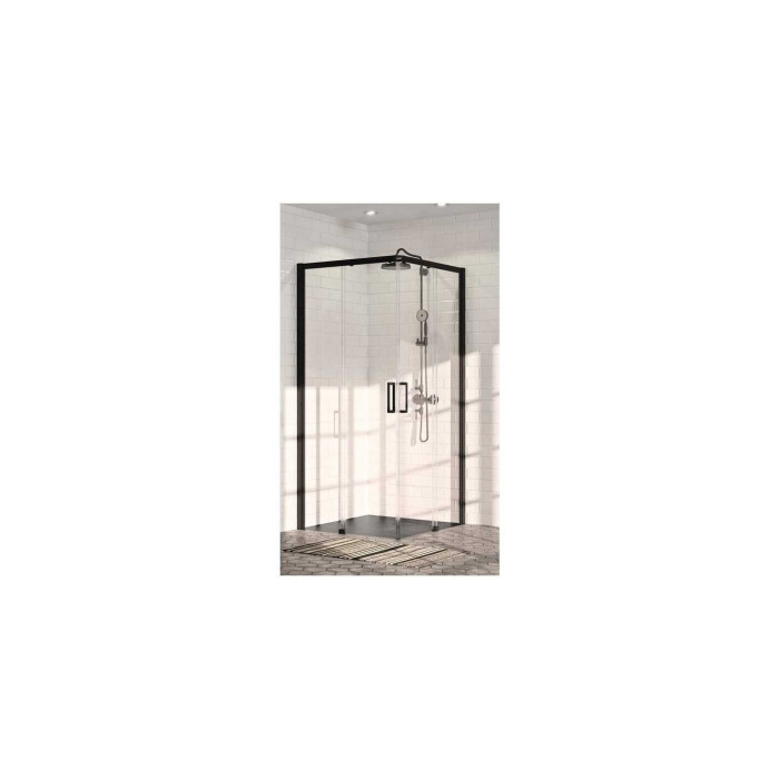 Kvadrātveida dušas kabīne HÜPPE Black Edition Classics 2 (900 x 900 mm), H-2000 mm