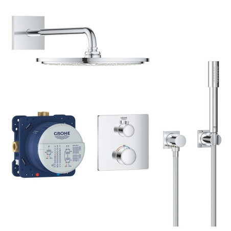 Пристенная душевая система GROHE Grohtherm, 34730000