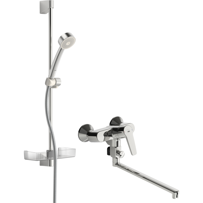 Смеситель для ванной комнаты с душевой подставкой ORAS Saga, 3945Y
