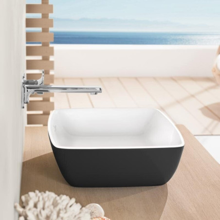 Умывальник VILLEROY & BOCH Artis, черные перья 58 x 38 см
