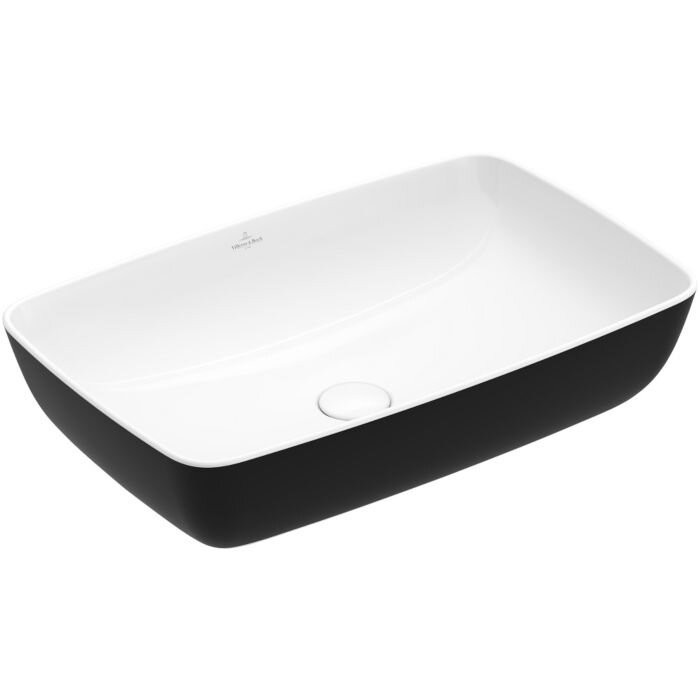 Умывальник VILLEROY & BOCH Artis, черные перья 58 x 38 см