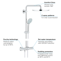 Термостатическая система для ванны-душа GROHE Euphoria 310 с ручным душем Euphoria 110 massage
