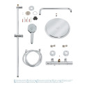 Termostata vannas-dušas sistēma GROHE Euphoria 310 ar manuālu dušu Euphoria 110 masāža