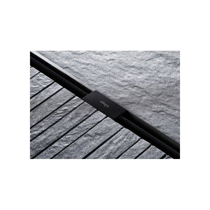 Shower chute sets VIEGA Vario 300-1200 mm with black grille