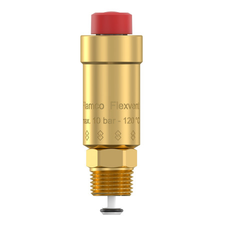 Автоматический съемник FLAMCO Flexvent 1/2", с обратным клапаном, корты