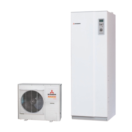 Тепловой насос воздух-вода MITSUBISHI HEAVY INDUSTRIES Hydrolumics All-in-one 10,0 кВт со встроенной емкостью 180 л