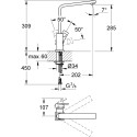 Virtuves (izlietnes) jaucējkrāns GROHE Eurocube, 31255000