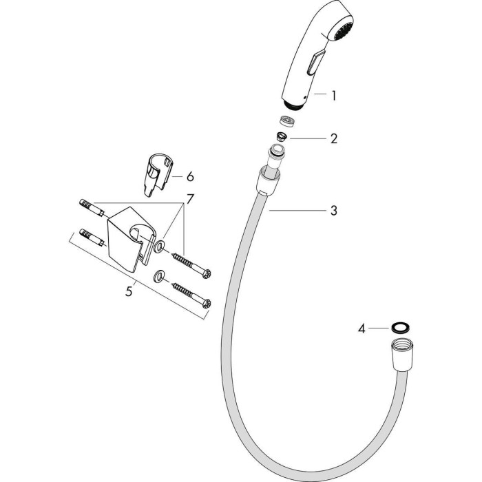 Bidē ceel komplekti pirms sienas HANSGROHE, 32129000