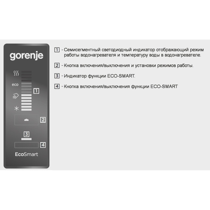Elektriskais ūdens sildītājs GORENJE 100, FTG 100 SM