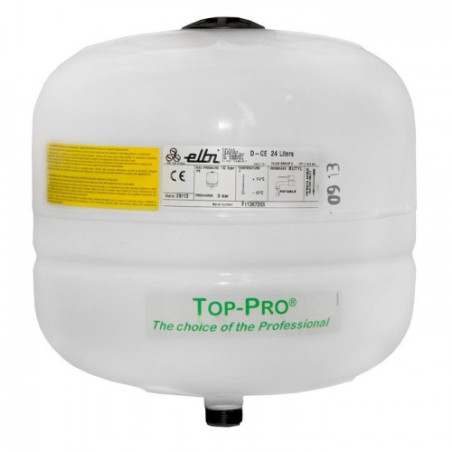 Peatatud paisumislaev torustiku jaoks ELBI CE 8 l