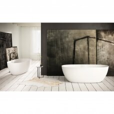 Akmens masės vonia PAA Bella Silk, balta, 800 x 1705 mm
