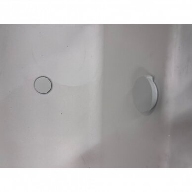 Akrilinė vonia su matiniu baltu paviršiumi su priekine apdaila MAUERSBERGER su integruotu muzikos grotuvu bei baltu matiniu sifonu (Iš ekspozicijos) 7