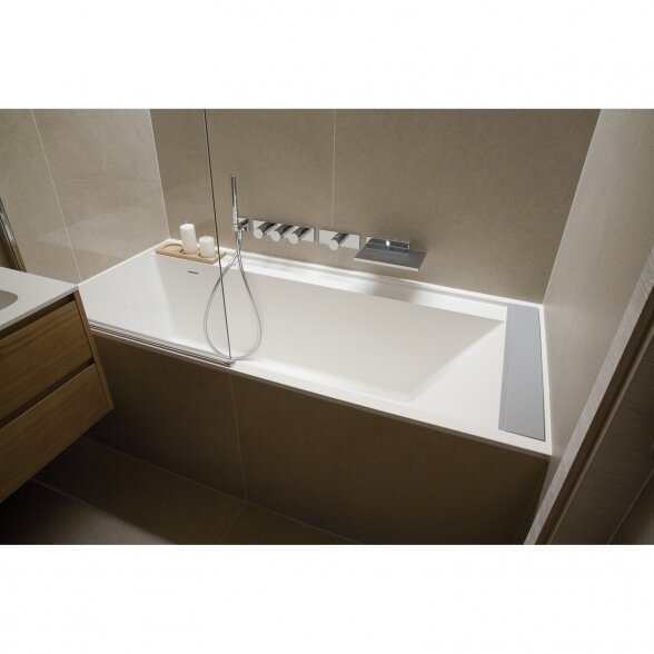 Akmens masės vonia PAA Infinity, balta, 795 x 1795 mm 4