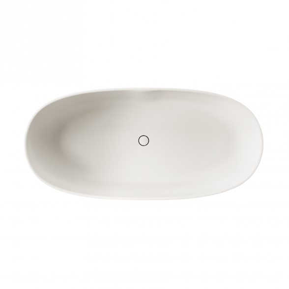 Akmens masės vonia PAA Bella Silk, balta, 800 x 1705 mm 7