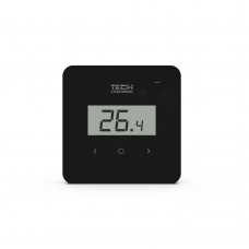 Bevielis patalpos termostatas TECH EU-R-8b Plius, juodas