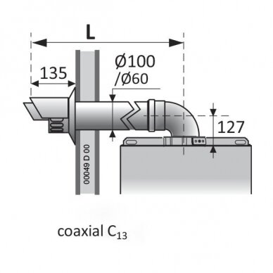 Dujinis kondensacinis katilas ITALTHERM City Class KR-25 KR su galimybe pajungti tūrinį vandens šildytuvą