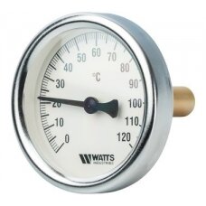 Termometras bimetalinis WATTS 63 mm, 0-120° C
