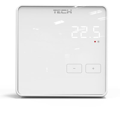 Virštinkinis neprogramuojamas patalpos termostatas TECH R-10z, baltas