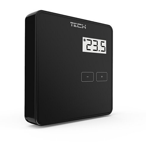 Virštinkinis neprogramuojamas patalpos termostatas TECH EU-294V1, juodas 1